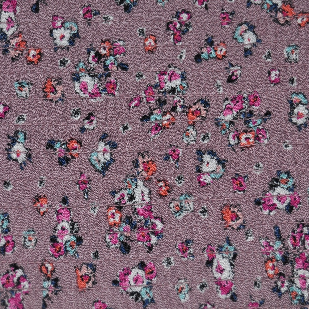 NEW Floral Off-the-Shoulder Smocked Crop Top XL - Picture 3 of 7